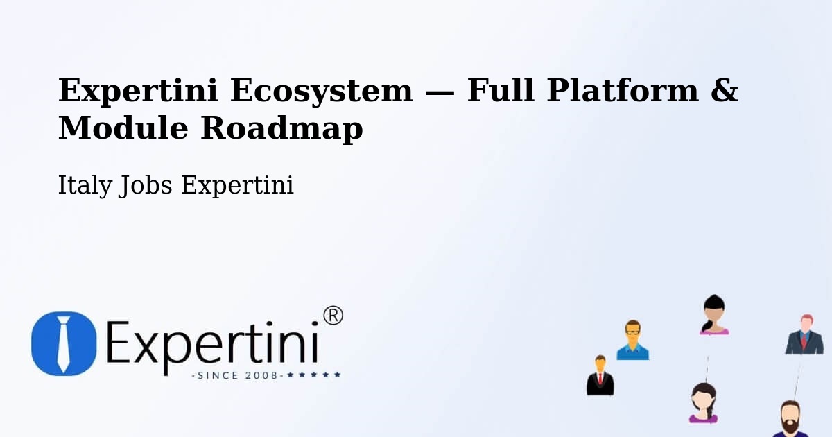 Expertini Ecosystem — Full Platform & Module Roadmap – Travesio