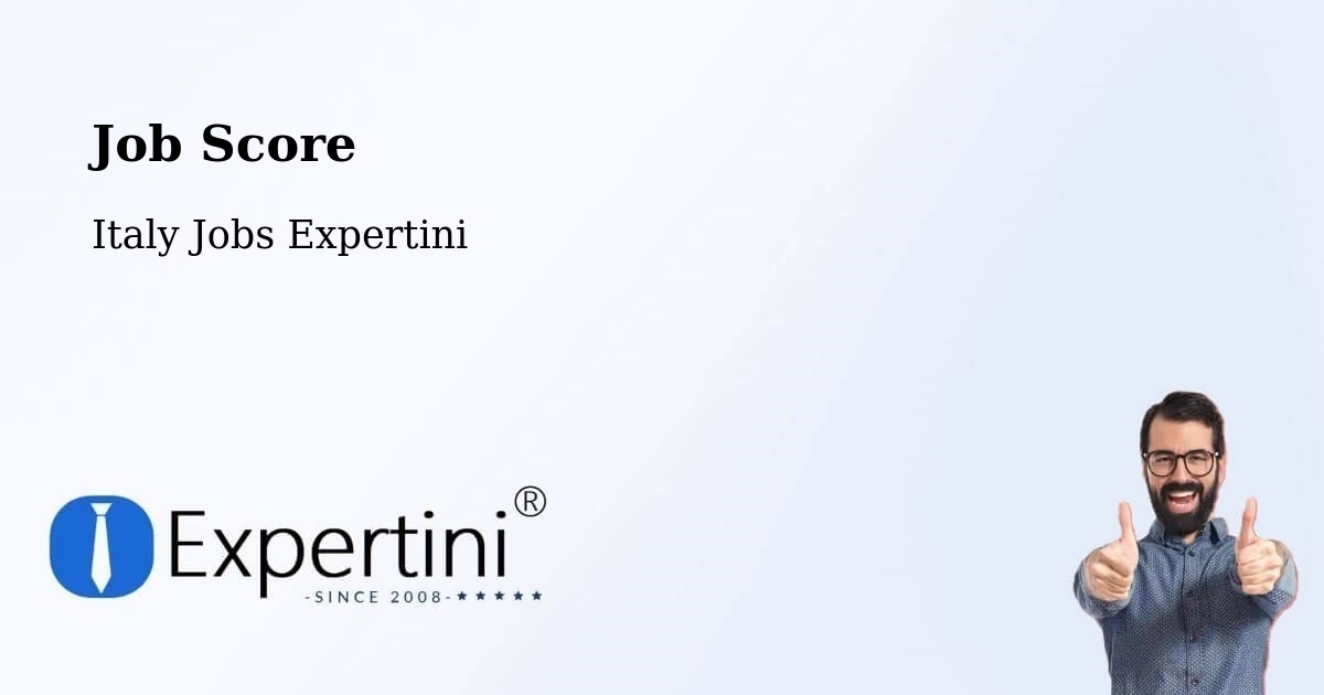 Job Score & Job Description Score Tool – Travesio - Italy Jobs Expertini