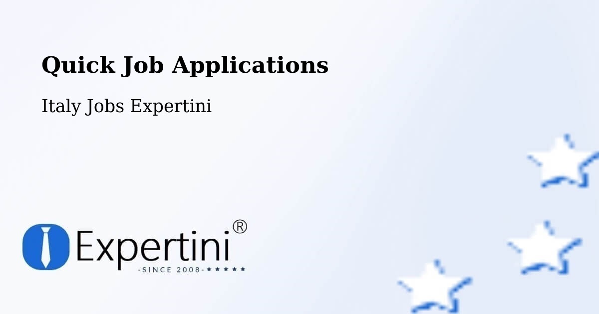 Quick Apply Feature – Travesio - Italy Jobs Expertini
